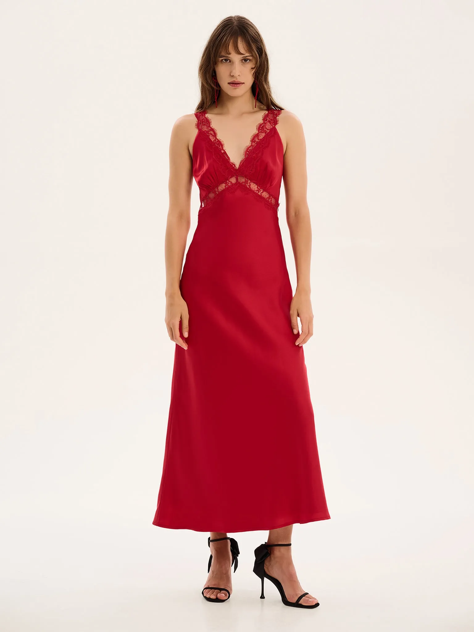 Aurelia Dress in Barbados Cherry