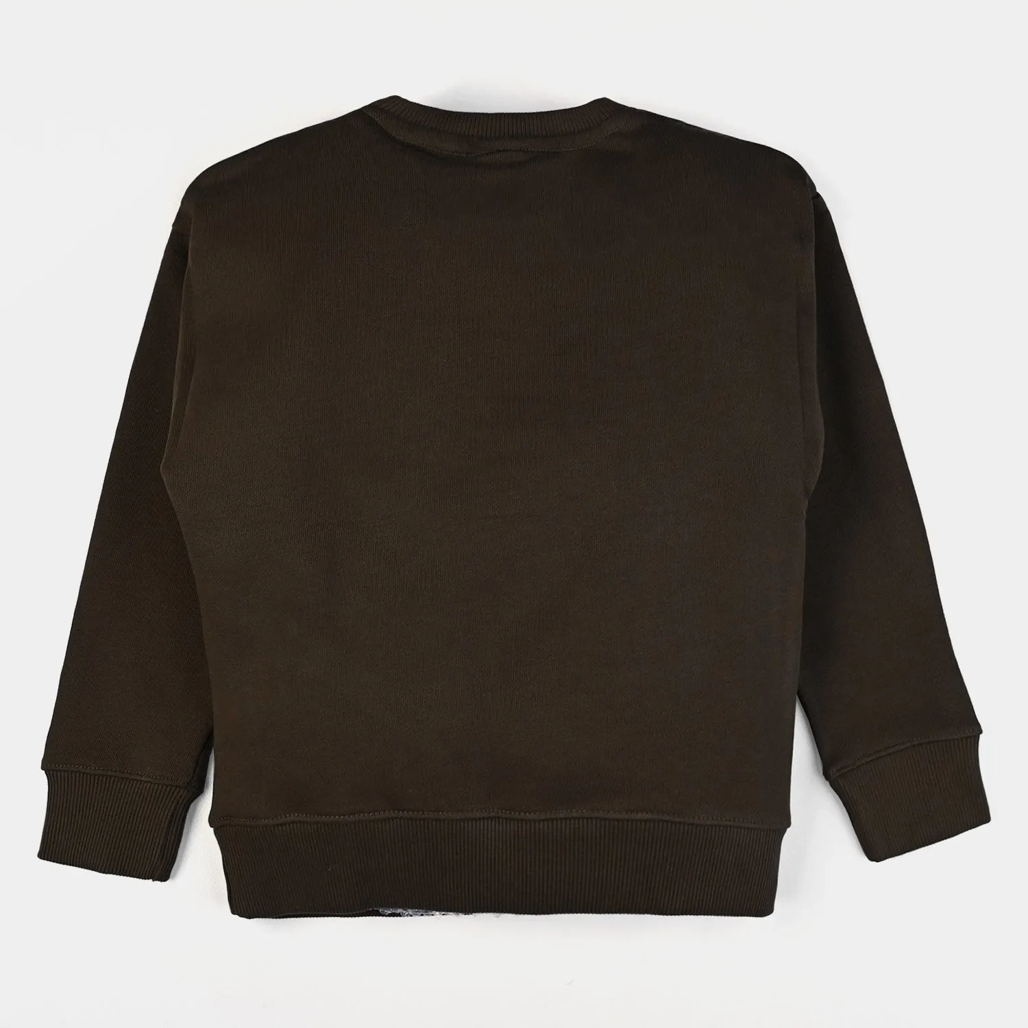 Boys Fleece Sweatshirt Character -Olive
