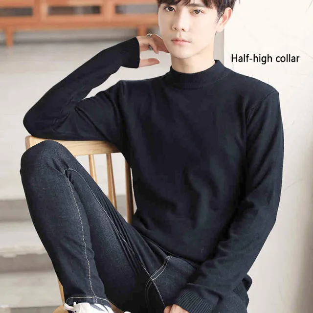 Casual Knit Turtle Neck