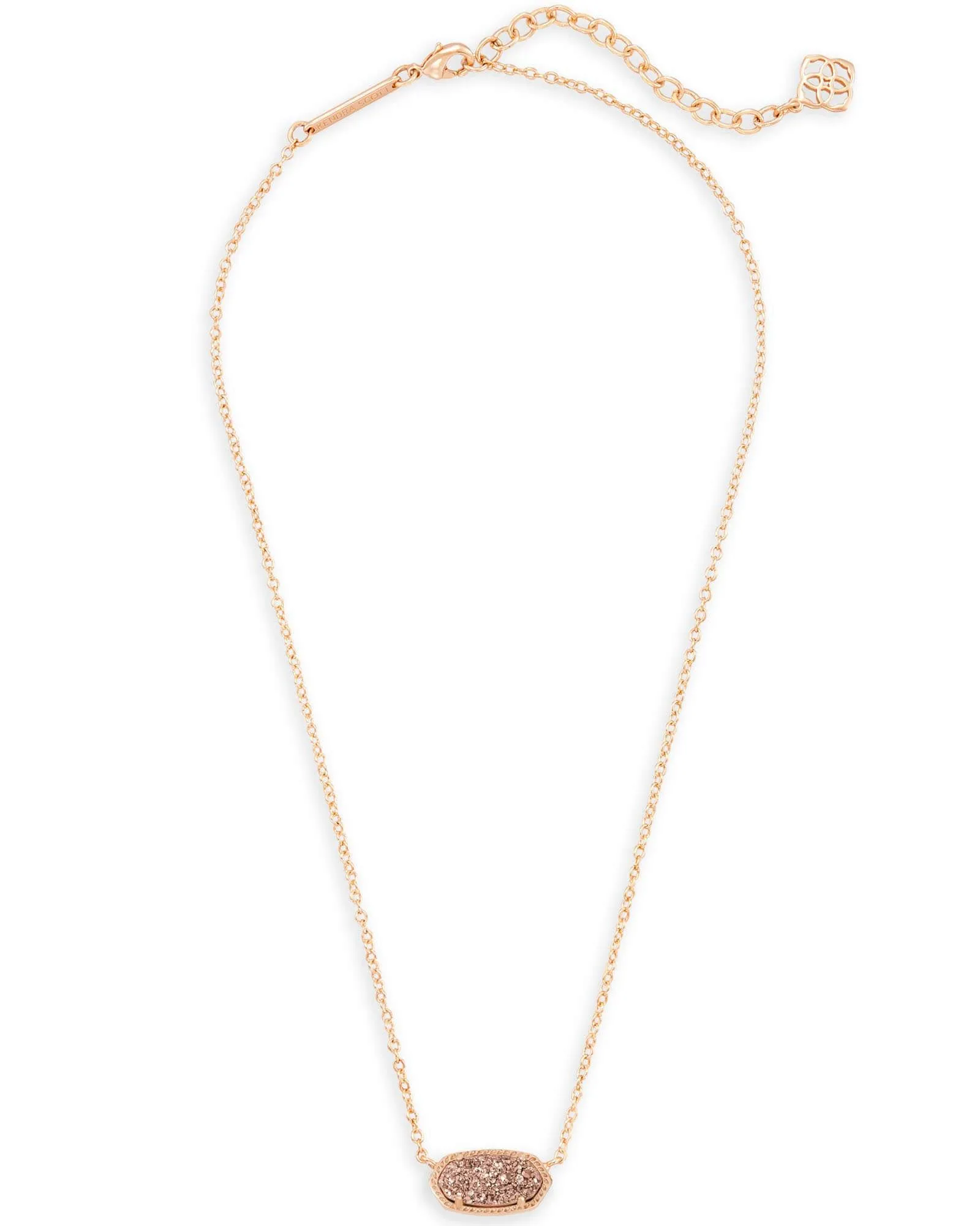 Elisa Rose Gold - Drusy Necklace