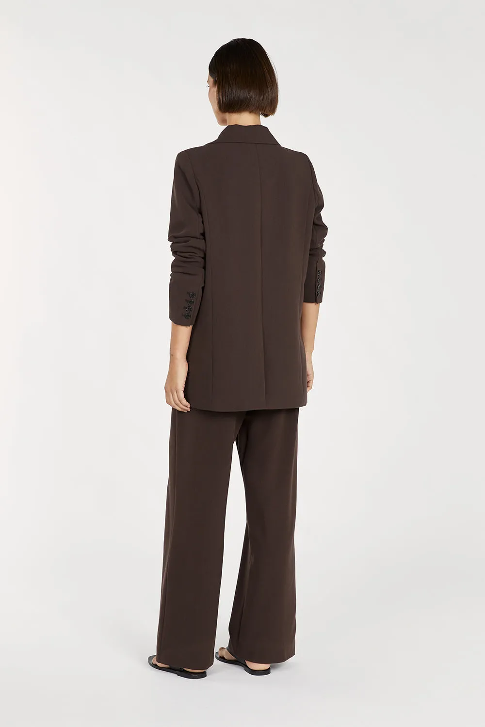 ELLE DARK CHOCOLATE BLAZER
