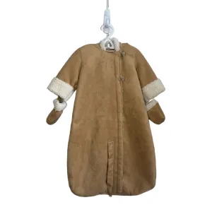 Faux Fur Bunting Outfit w/Hood, Mittens
