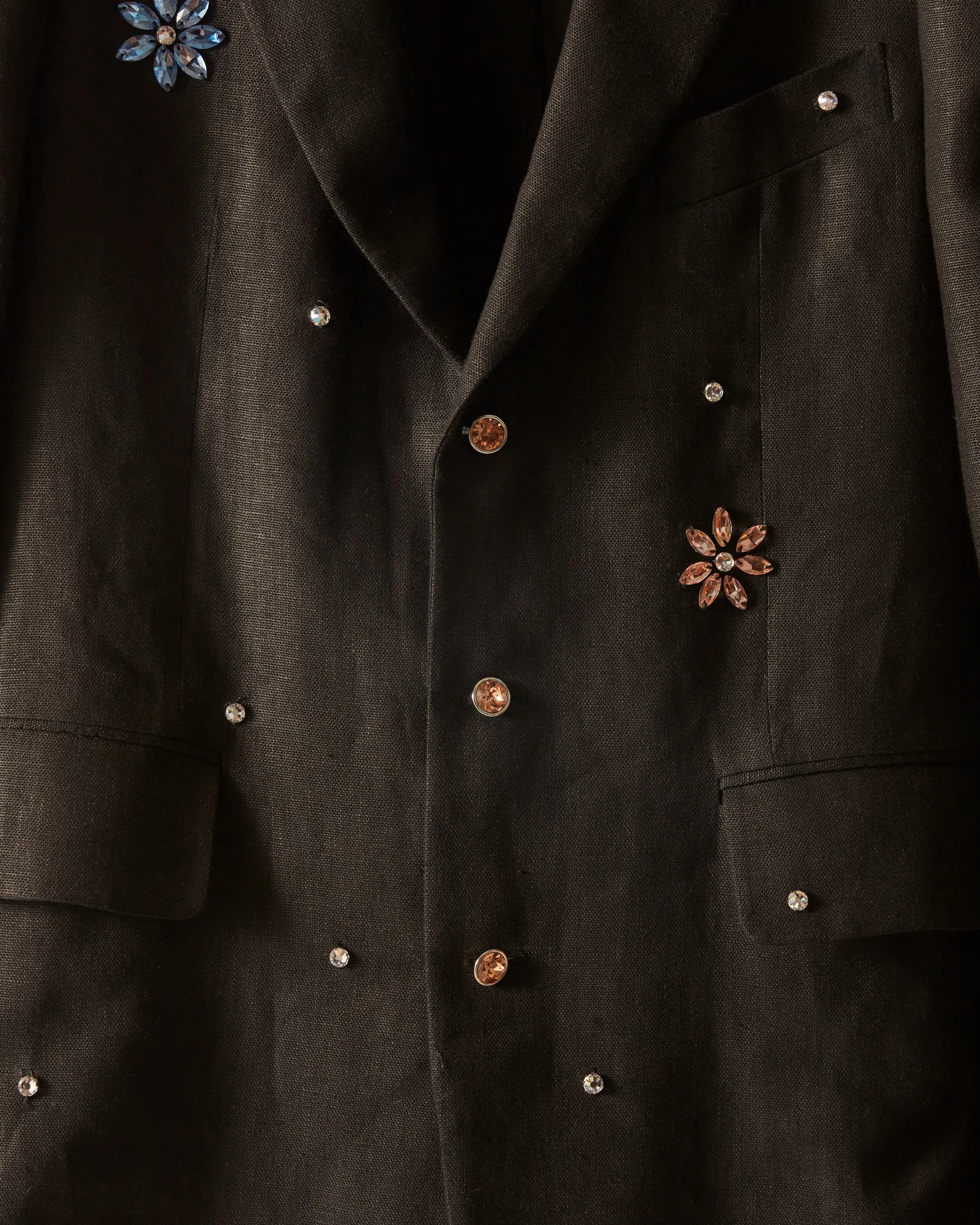 Flower Gem Suit Jacket