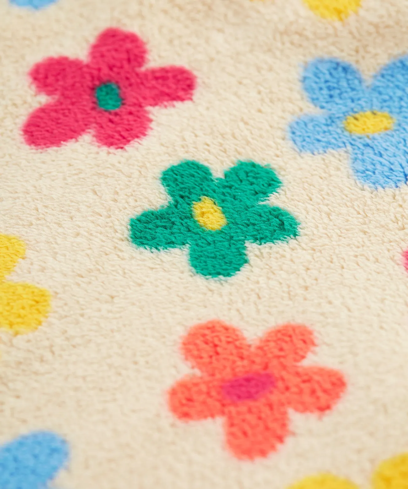 Frugi Cosy Ted Snuggle Suit - Flower Pop