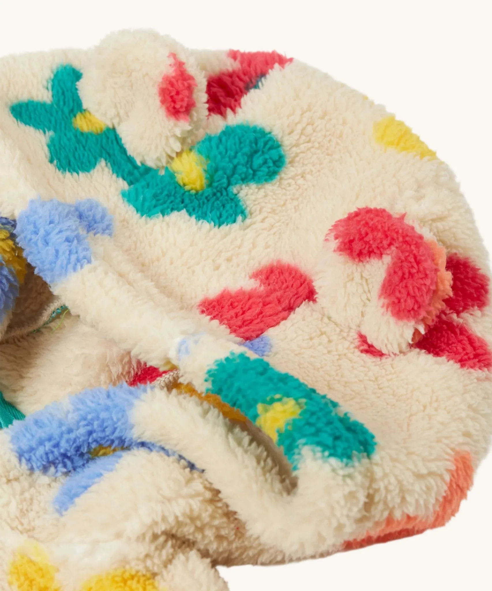 Frugi Cosy Ted Snuggle Suit - Flower Pop