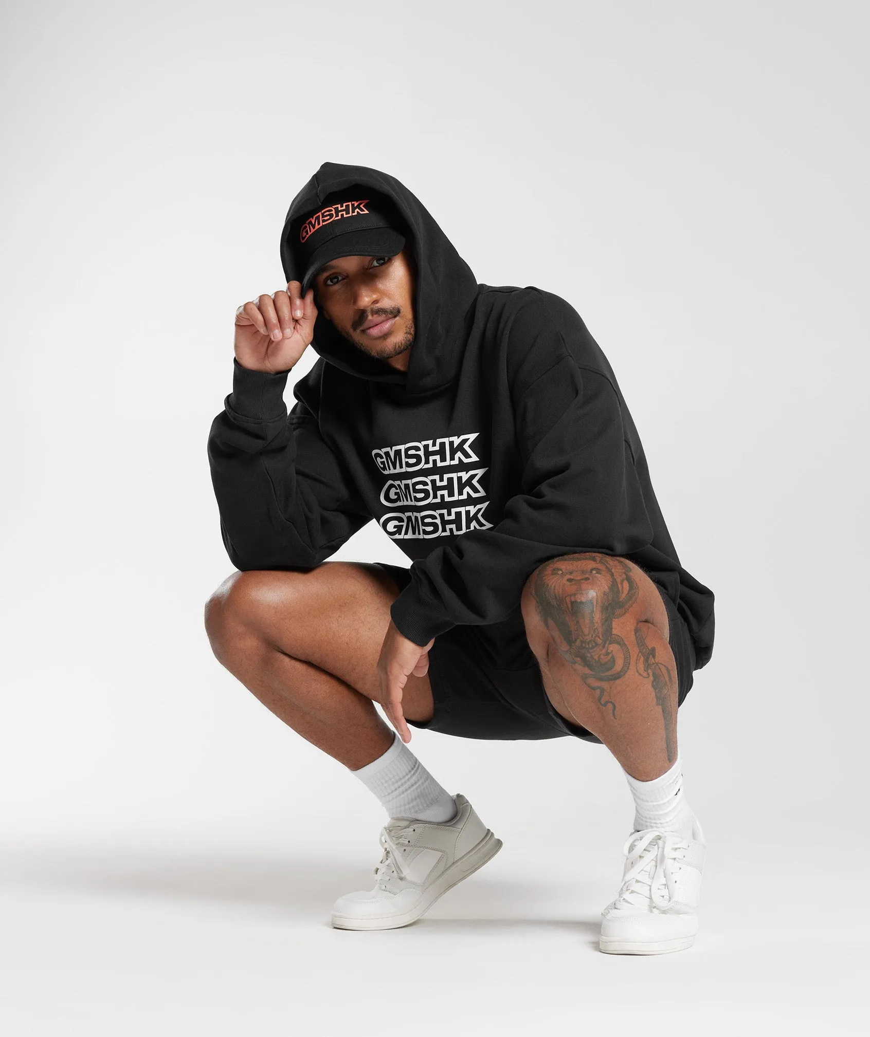 Gymshark GMSHK Hoodie - Black