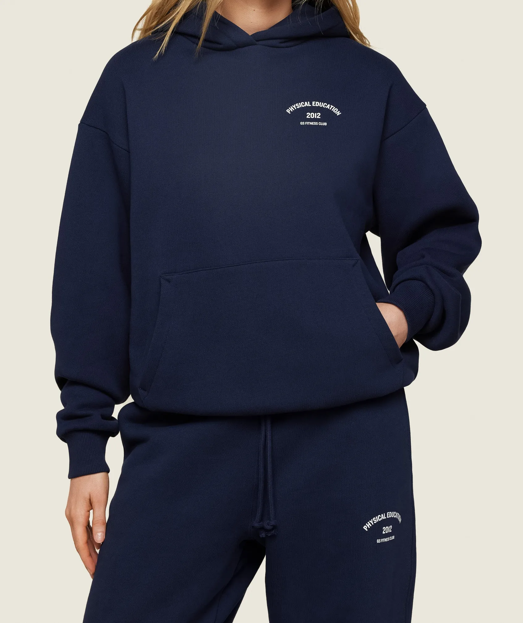 Gymshark Phys Ed Graphic Hoodie - Blue
