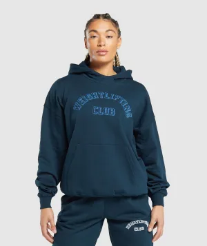 Gymshark Weightlifting Oversized Hoodie - Navy