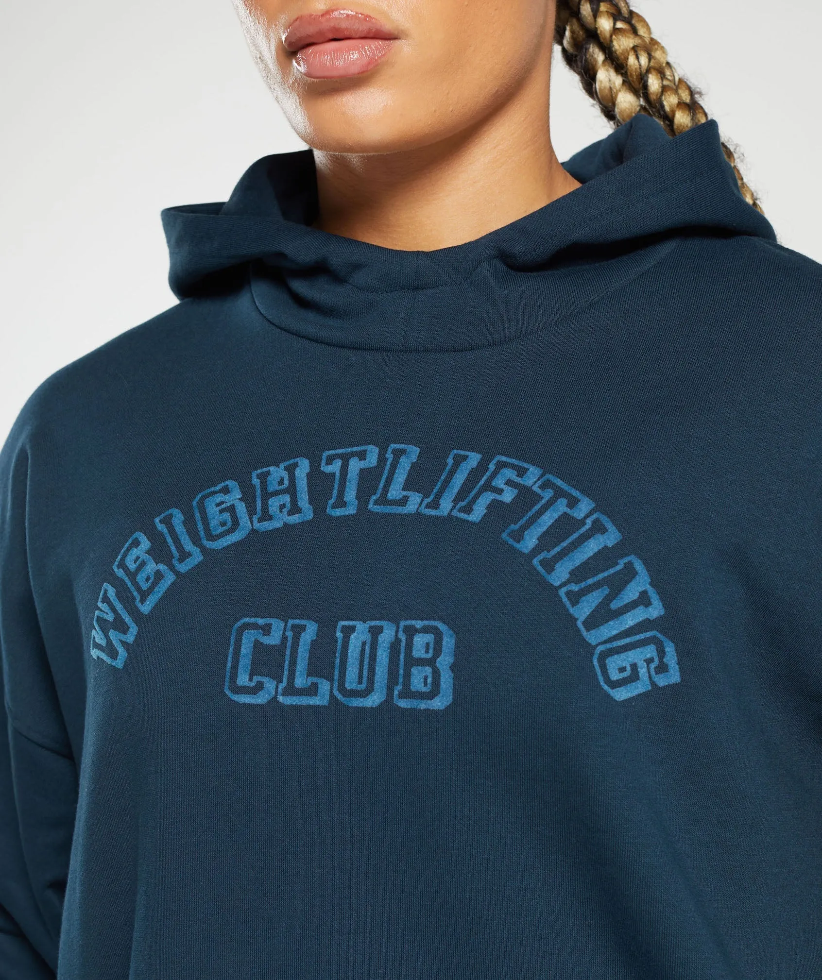 Gymshark Weightlifting Oversized Hoodie - Navy
