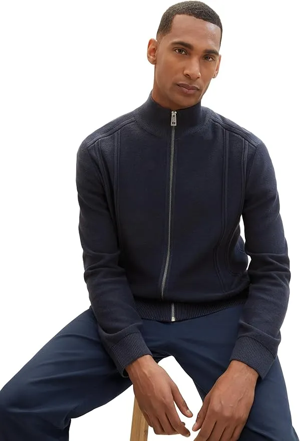 Knit Jacket (Navy)