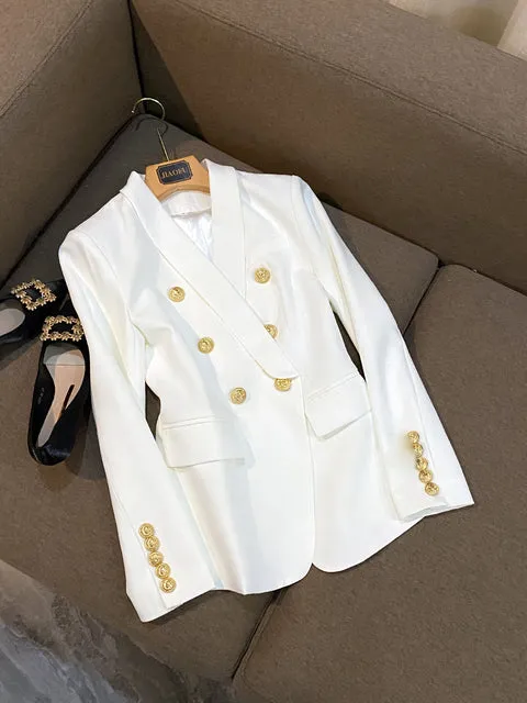 'Leosoxs' White Blazer