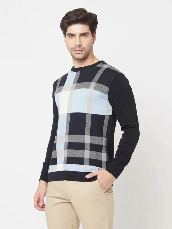 Men Navy Sweaters