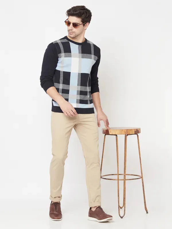 Men Navy Sweaters