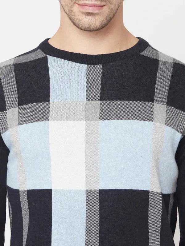 Men Navy Sweaters