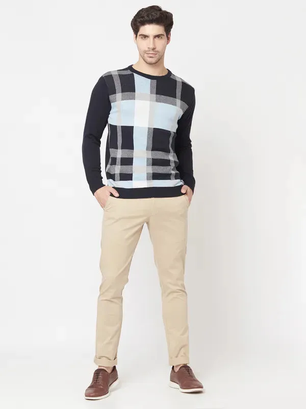 Men Navy Sweaters