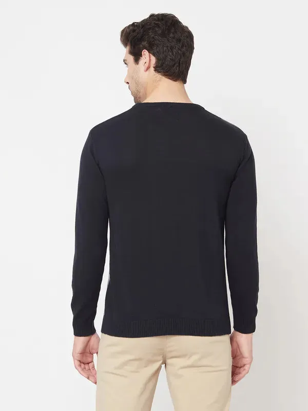 Men Navy Sweaters