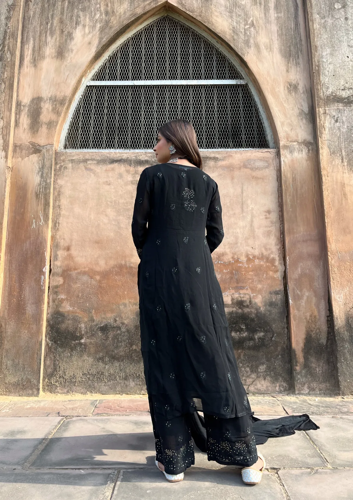 Mira Georgette Straight Kurta Set
