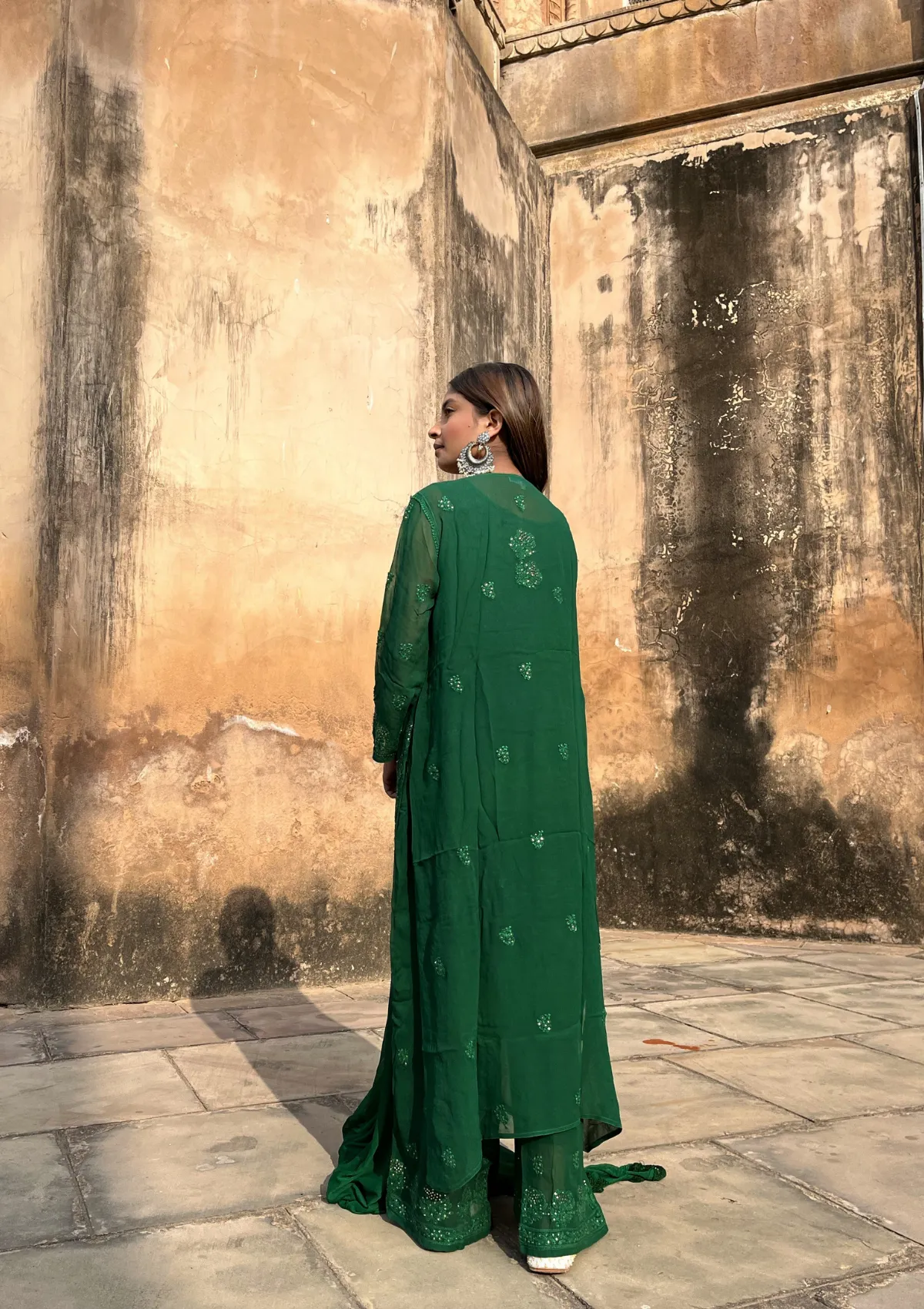 Mira Georgette Straight Kurta Set