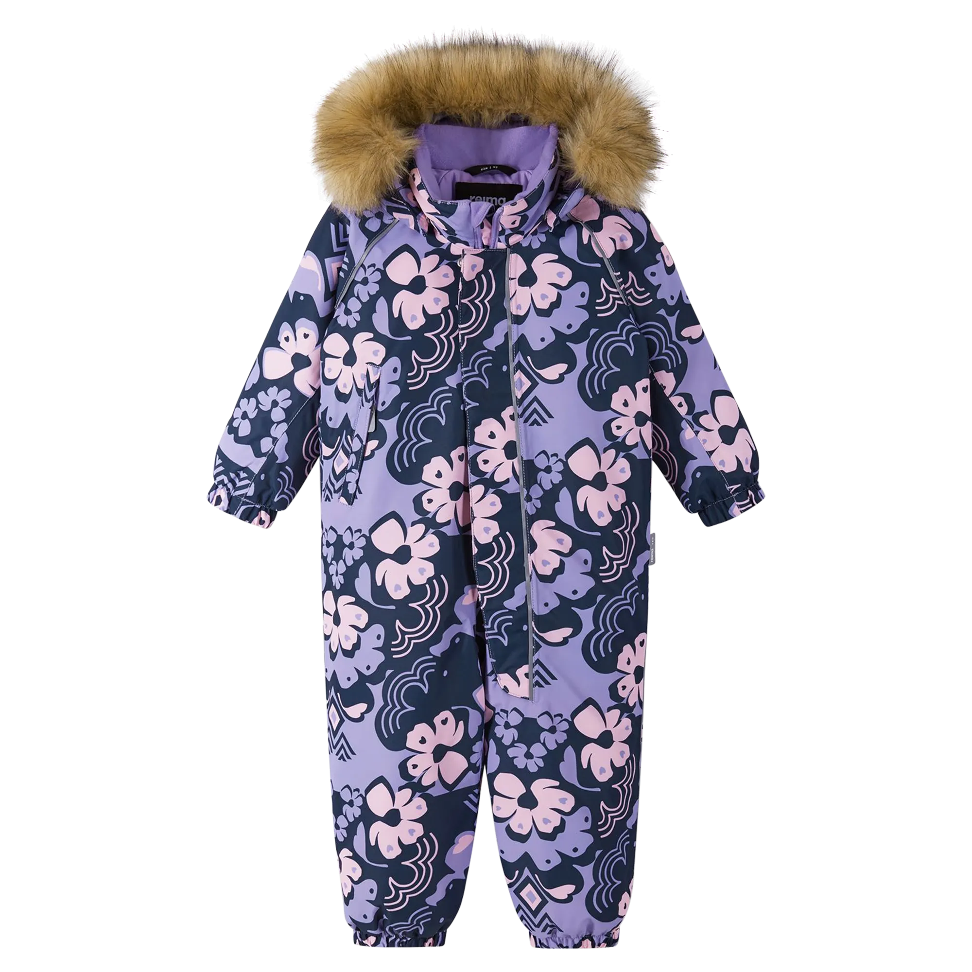 Reima Toddlers' Lappi Waterproof Snowsuit - Blooming Lilac