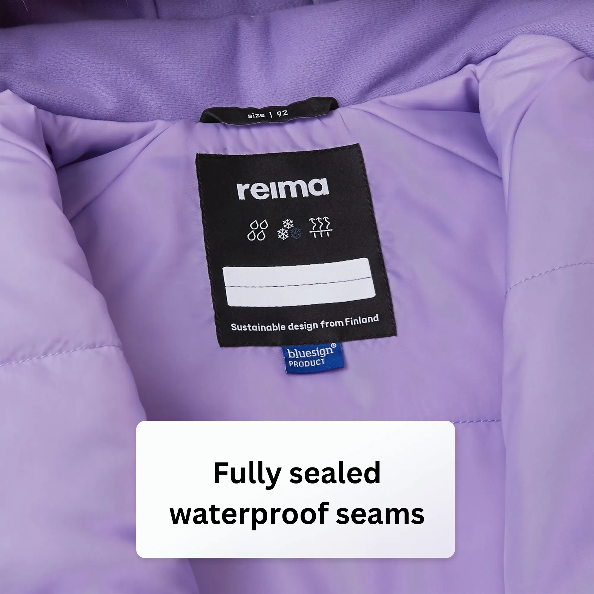 Reima Toddlers' Lappi Waterproof Snowsuit - Blooming Lilac