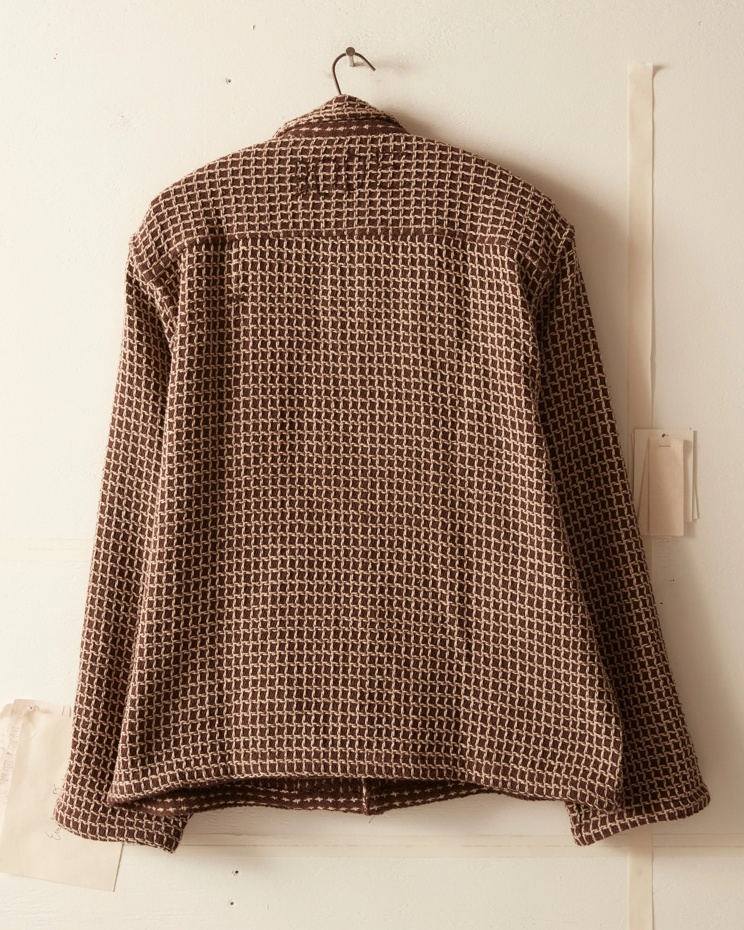 Reversible Duo Waffle Jacket - Brown