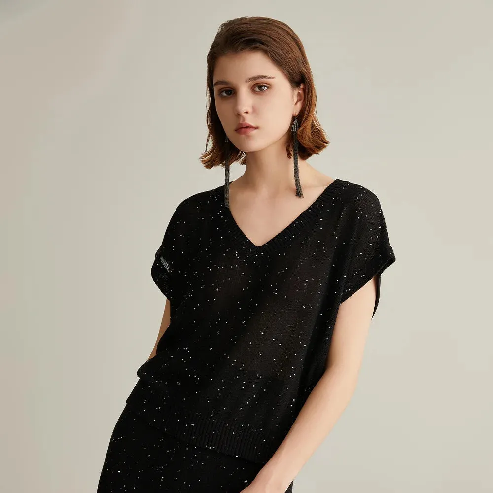 Silk Linen Pullover Sweaters