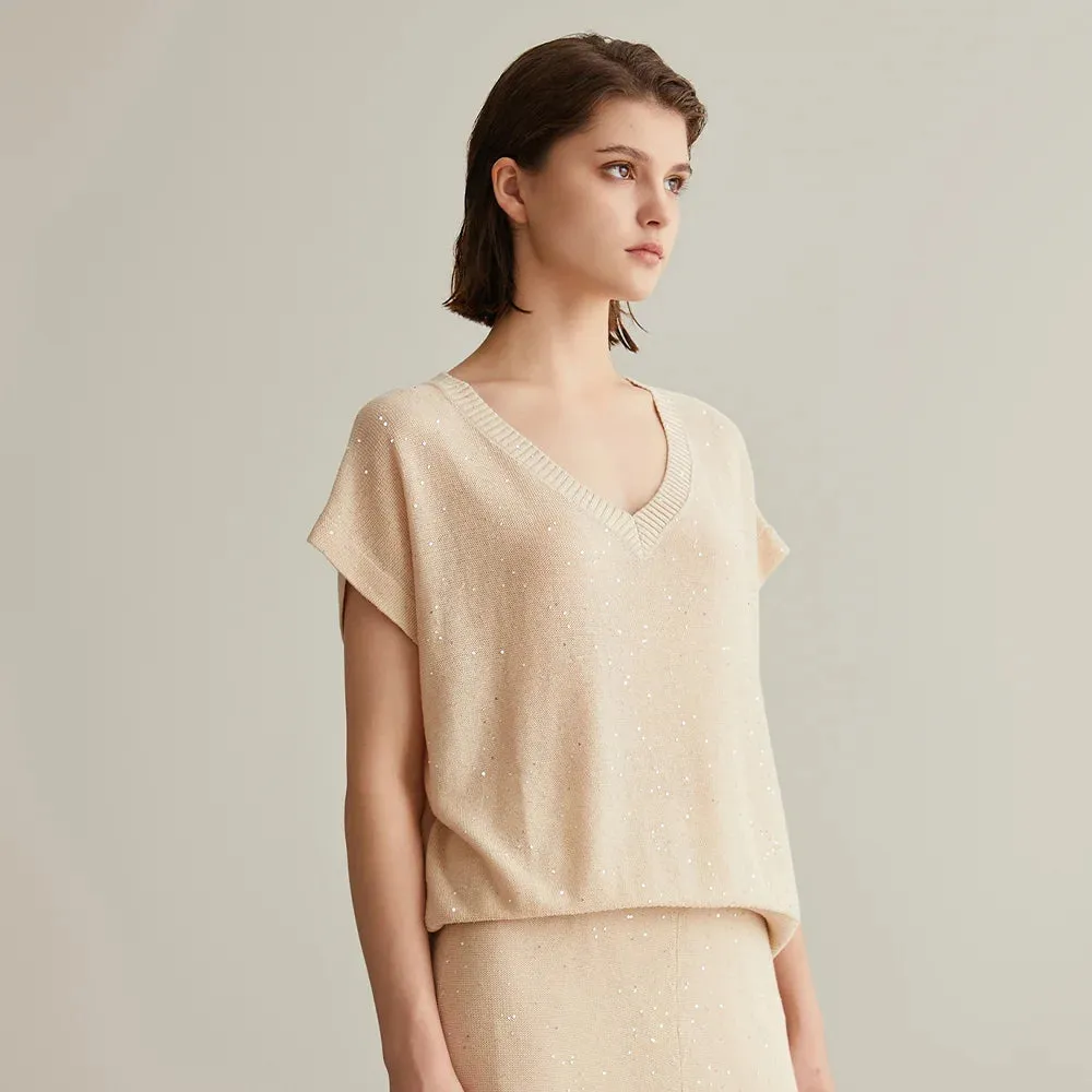 Silk Linen Pullover Sweaters