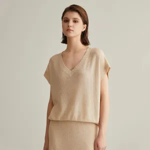 Silk Linen Pullover Sweaters