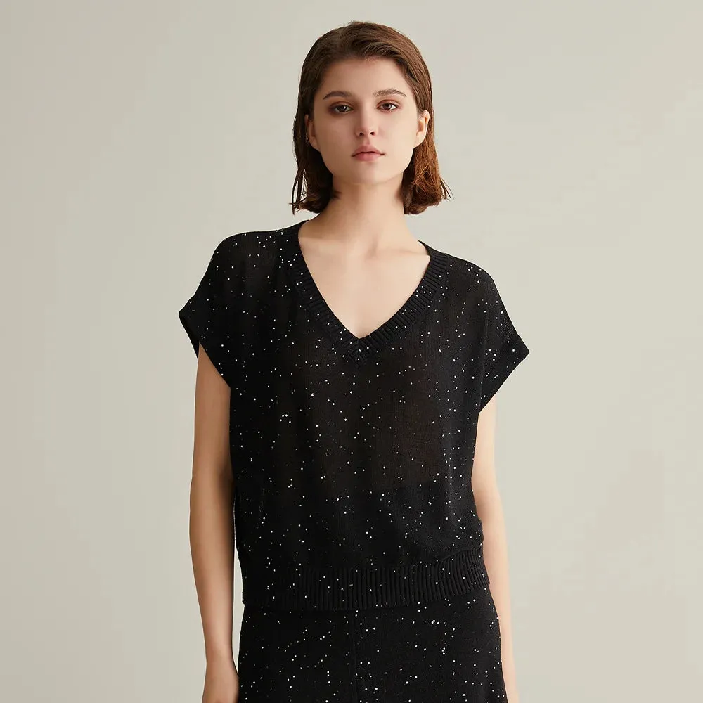 Silk Linen Pullover Sweaters
