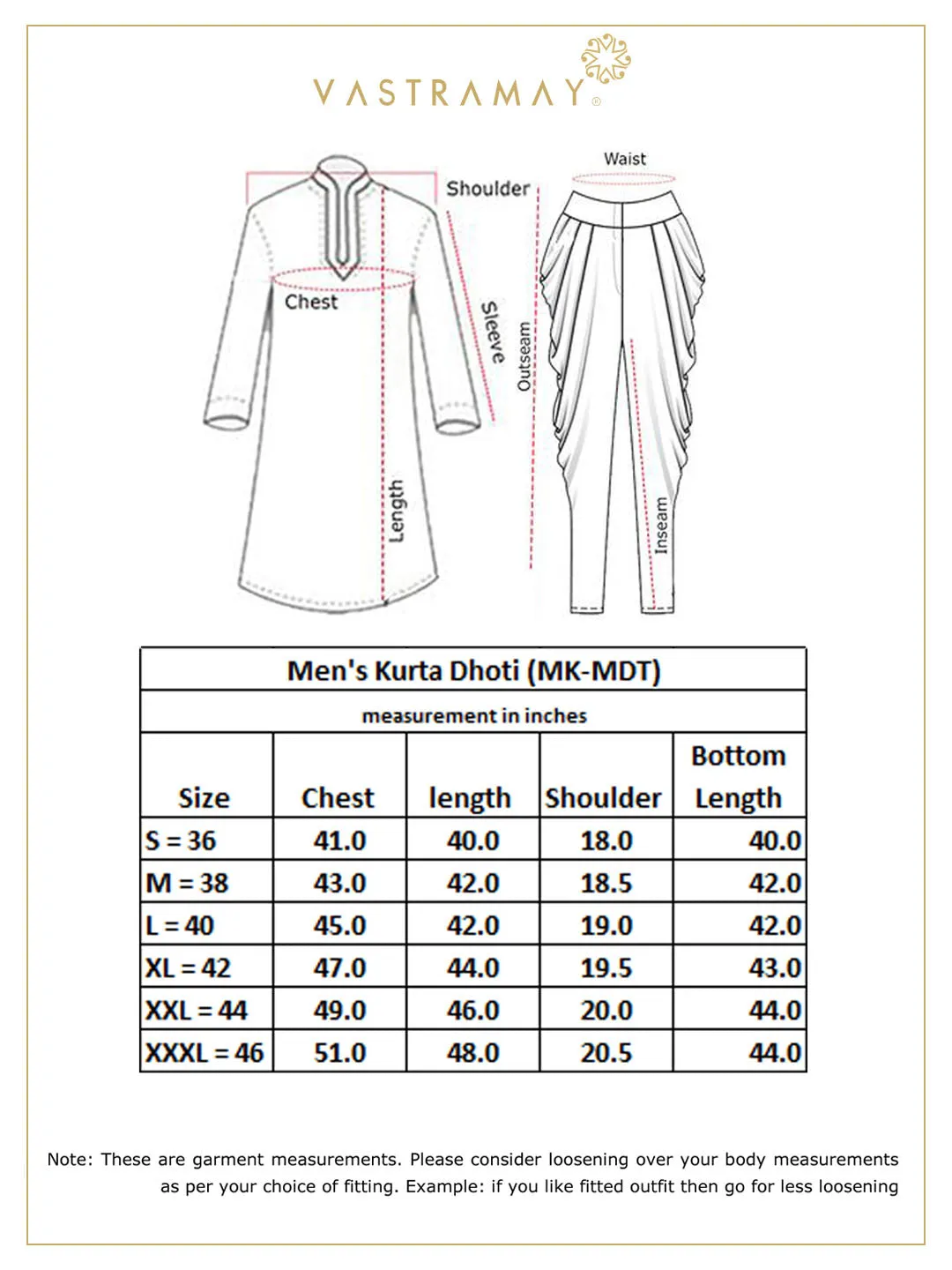 VASTRAMAY Men's Light Blue Silk Kurta Set