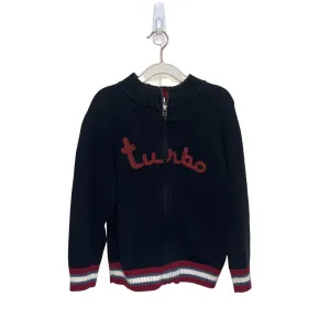 Zip Front Cardigan - Turbo